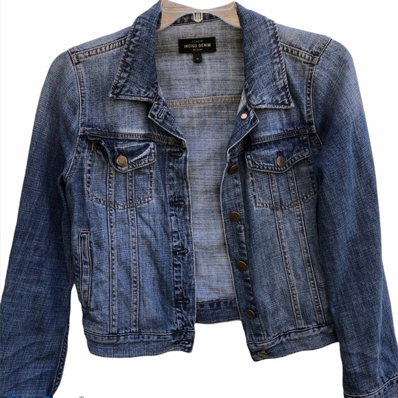 J. Crew Indigo Denim Jean Jacket Size Medium
